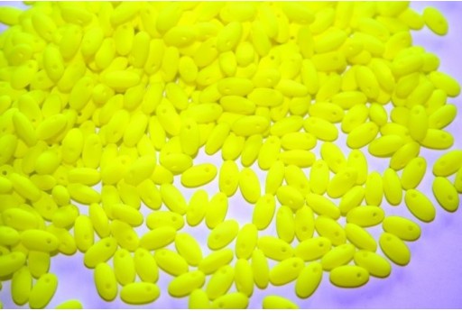 Perline Rizo 2,5x6mm, 10gr., Neon-Yellow Col.25121AL