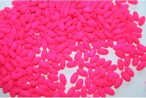 Perline Rizo 2,5x6mm, 10gr., Neon-Pink Col.25123AL