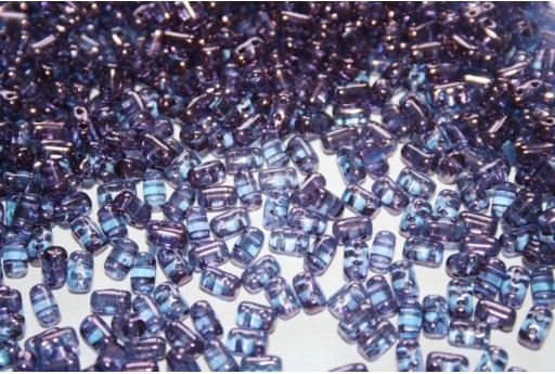 Perline Rulla 3x5mm, 10gr., Luster-Transparent Amethyst Col.LE00030