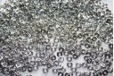 Perline O Bead 1x3,8mm, 5gr, Silver Col.27000CR