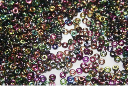 5gr Perline O Bead 1x3,8mm Crystal Col.00030