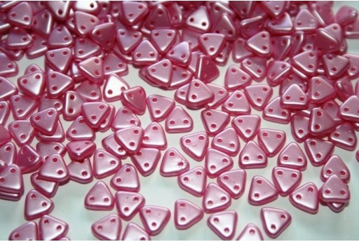 Perline CzechMates Triangle 6mm, 8gr., Pastel Pink Col.25008AL