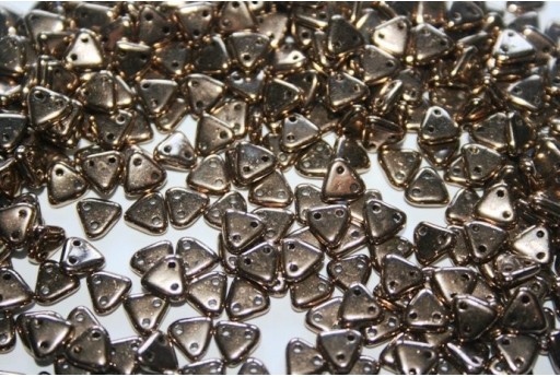 Perline CzechMates Triangle 6mm, 8gr., Bronze Col.B23980