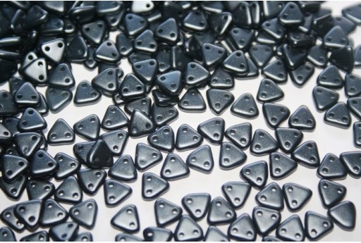 Perline CzechMates Triangle 6mm, 8gr., Pastel Hematite Col.25037AL