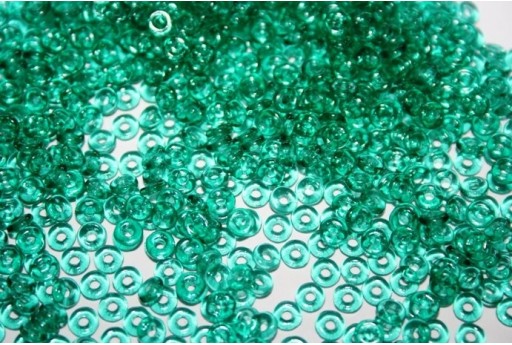 Perline O Bead 1x3,8mm, 5gr, Emerald Col.2450730