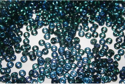 Perline O Bead 1x3,8mm, 5gr, Emerald Azuro Col.5073022