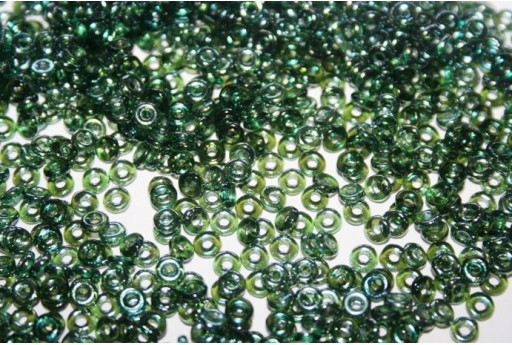 Perline O Bead 1x3,8mm, 5gr, Emerald Celsian Col.50730225