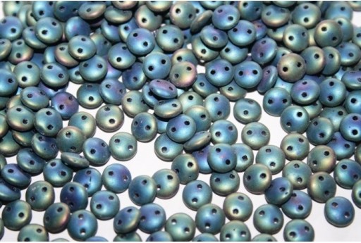 50 Perline Lentil CzechMates 6mm Crystal Col.00030