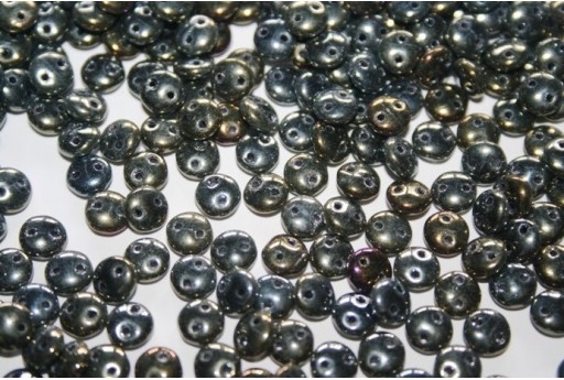 50 Perline Lentil CzechMates 6mm Crystal Col.00030