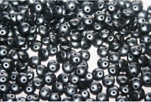 Perline Lentil CzechMates 6mm, 50Pz., Pastel Hematite Col.25037AL