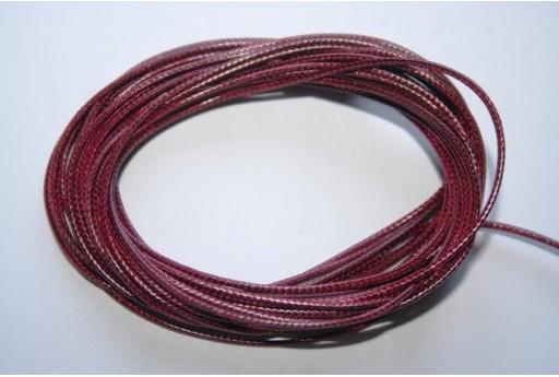 Filo Poliestere Cerato 1mm, 12mt. Rosso Bordeaux MIN125P