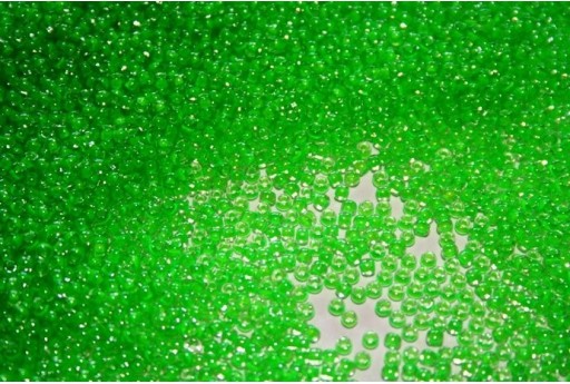 Perline Toho Round Rocailles 11/0, 10gr. Luminous Neon Green Col.805