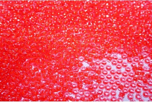 Perline Toho Round Rocailles 8/0, 10gr., Luminous Neon Salmon Col.803