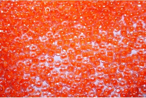Perline Toho Round Rocailles 6/0, 10gr., Luminous Neon Orange Col.802