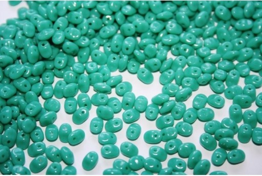 Perline SuperUno 2.5x5mm, 10gr.,  Turquoise Green Col.3130