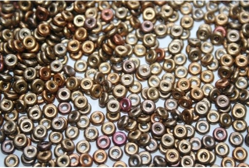 Perline O Bead 1x3,8mm, 5gr, Metallic Mix Col.01610