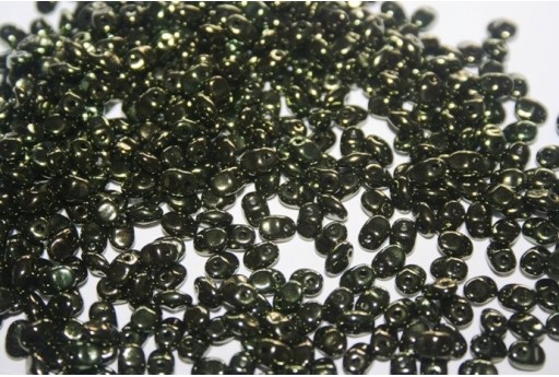 10gr PERLINE SUPERDUO 2.5x5mm Opaque Olivine