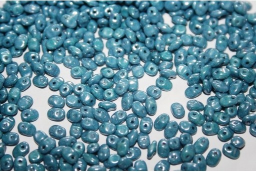 Perline SuperUno 2.5x5mm, 10gr.,  Blue Lustre Col.0014464