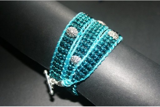 Kit Bracciale Vega Silver-Lined Teal BR011