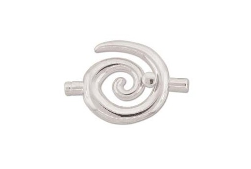 Chiusura Spirale Colore Argento 50x34mm MIN135A