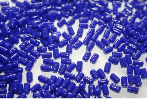 Perline Rulla 3x5mm, 10gr., Opaque Blue Col.33050