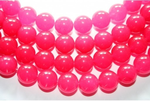 Pietre Giada Rosa Fragola Sfera 14mm - 2pz