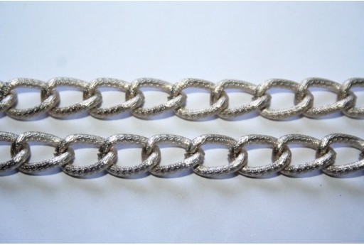 Aluminium Chain 13x8,5mm Grey - 1m