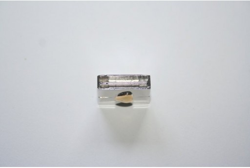 Chiusura Magnetica Rame Rodiato Rettangolo 10x16mm DF138 2