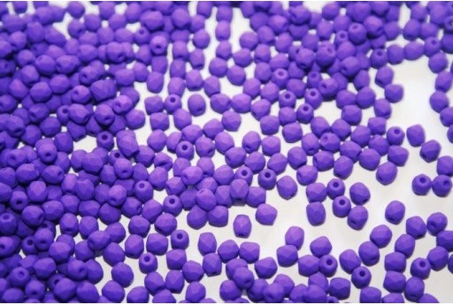 Perline Mezzi Cristalli Neon-Purple 3mm - 60pz