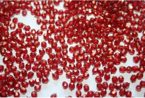 60 Perline Mezzi Cristalli 3mm Crystal Col.00030