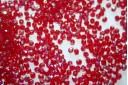 Perline Mezzi Cristalli Siam Ruby AB 3mm - 60pz
