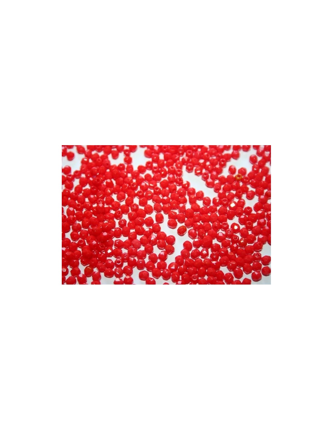 Czech 6 x 8 mm Oval Candy Beads 93180 Red, 2 Holes -20 Beads