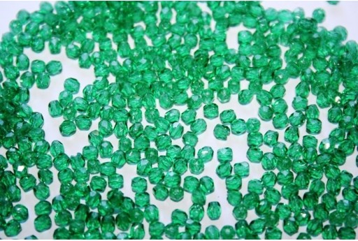 60 Perline Mezzi Cristalli 3mm Crystal Col.00030