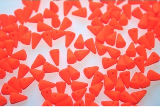 Perline Spikes 5x8mm, 30pz., Neon-Orange Col.25122AL