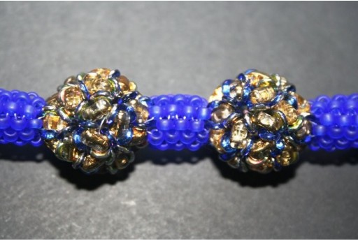 Perline BI-BO Beads 5,5x2,8mm, 10gr., Col. Crystal Blue Luster14464