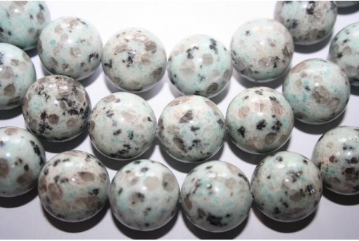 Filo 20 Pietre Jasper Lotus Sfera 20mm JA53