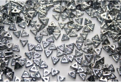 Perline Tri-Bead 4mm, 5gr., Silver Col.27000