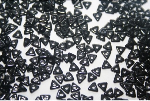 5gr. Perline Tri-Bead 4mm Jet Hematite Col.14400