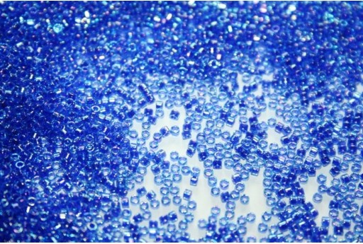 Perline Delica Miyuki Lined Blue Violet AB 11/0 - 8gr