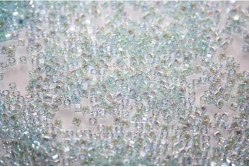 8gr. Perline Delica Miyuki 10/0 Transparent Light Anber AB Col.100