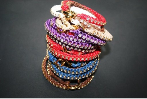 Catena Strass Crystal/Argento SS12 3mm - 50cm 2