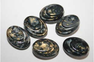 Acrylic Beads Black