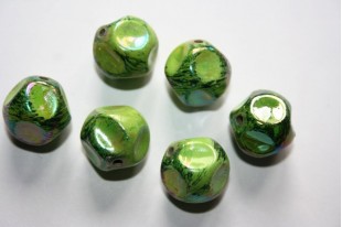 Acrylic Beads Green