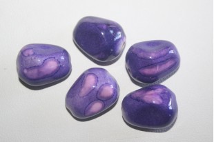 Acrylic Beads Purple