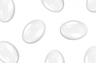 Clear Glass Cabochon