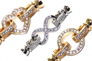  Metal CZ Clasps