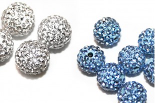 Round Rhinestone Beads