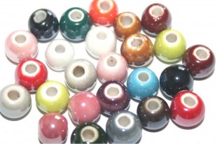 Ceramic Round Beads 8mm