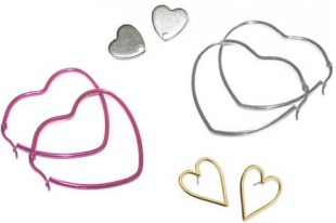 Heart earrings