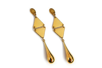 Orecchini Metal Drop